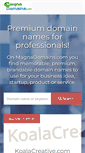 Mobile Screenshot of magnadomains.com